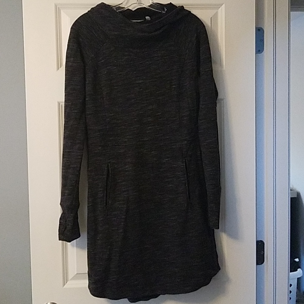 Athleta hooded dress.